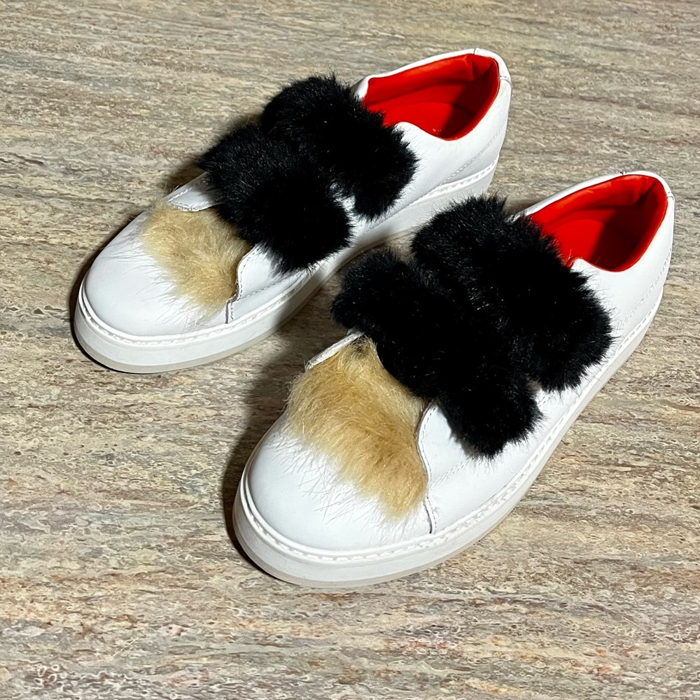Zara Woman sneakers with plush and Sherpa - Picture 9 of 16